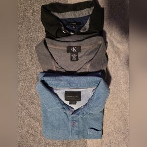 3 Men's Large Polo Shirts Bundle